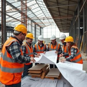 Contractors at work
